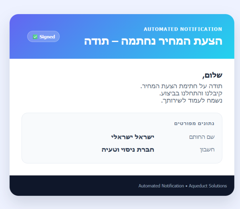 תבנית לדוגמא